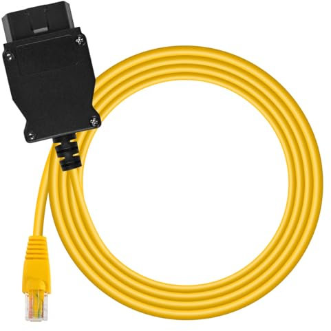 Forhome Enet Câble OBD-2, Interface Ethernet, Câble d'Interface OBD-2, Codage de Programmation, Outils de Connexion, pour Cable Obd-2 Câble de Données de Test Principal