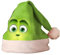 HGWOPGASD Weihnachtsmützen Beanie Familie Weihnachtsbaum Grinch Hut Nikolausmütze Klein Christmas Hat Deko