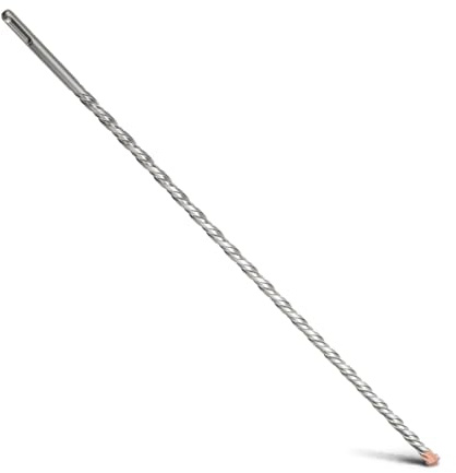 MOXPIFY Foret SDS Plus 12 x 500 mm avec double hélice pour marteau perforateur, béton, pierre, pierre naturelle