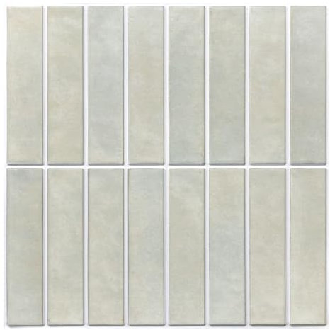 Commomy 3D Fliesenaufkleber Klebefliesen Küche Bad, Matt PVC, 10 Stück, 30 x 30 cm, Yellow Cream, Selbstklebende Fliesen Metro Küchenrückwand Selbstklebend