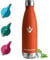 Edelstahl Trinkflasche 750ml, Thermoskanne BPA-Frei, Kohlensäure Geeignet, Metall Thermosflasche Doppelwandig, Isolierflasche für Camping, Kinder, Fitness, Sprudel, Sport, Reisen, Jungs, Mädchen