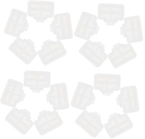 Rj45-verschlusskappen 50 Stück aus Silikon für Ethernet Hub Ports Weiß | Wiederverwendbar und Robust, Einfache Handhabung, für Lan Netzwerkschnittstellen an Tv und Computer