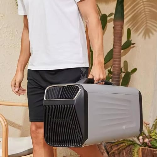 menglanchang Tragbare Klimaanlage, 5400btu/5600btu KüHlung Heizen Wohnmobil KlimageräT 400w, 4 Modi,Mobile Klimaanlage FüR Sommer Outdoor Camping,Zelt,Garten,Reise Und Wohnmobile Im Freien,Green