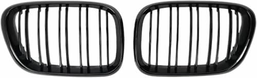 JQHXFDC - Auto Front Niere Kühlergrill Haube Grills Front Niere Diamant Grille Auto Styling passt für BMW passt für X5 E53 1999 2000 2001 2002 2003 2004 2005 2006
