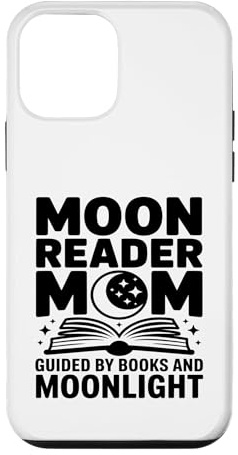 Hülle für iPhone 12 mini Moon Reader Book Mama Wird von Büchern und Mondlicht geleitet