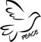myrockshirt Taube Peace 10cm hochwertige UV-beständige Aufkleber,Sticker, für Auto,Wand,Laptop,Fliesen,Bad,Badezimmer,WC, und alle glatten Flächen aus Hochleistungsfolie ohne Hintergrund,
