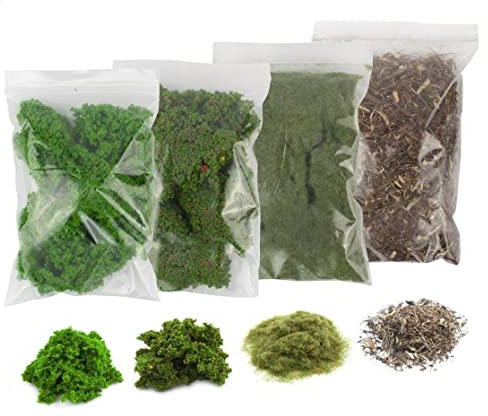 War World Scenics Grasfasern Baum & Hecke Laub Set 1 – Modellbahn Modellbau Modell Basing Kit Diorama Tabletop Gelände Landschaftsbau Landschaft Foliage Streugras Statisch