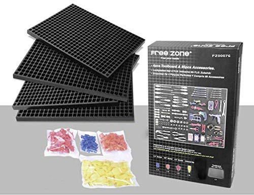 1553641 Lochplatten-Set, 68-teilig (L x B x H) 280 x 195 x 12 mm, 1 Stück