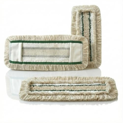 Wischmopp Set für Krankenhäuser und Hospitals, Profi-Moppbezüge, Moppbezüge für Mopphalter, Schlingenmopp, Bodenwischer, Set, 40 / 50 cm, Farbe:grün, Größe:40 cm - 25 Stück