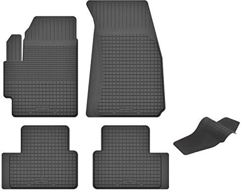 Gummimatten mit Tunnel kompatibel mit Mitsubishi ASX (Bj. 2010-2018) ideal angepasst 5-Teile EIN Set