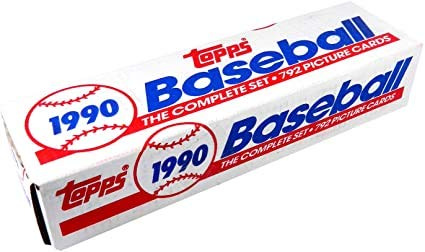 1990 Topps Baseballkarten Offizielles Komplettset