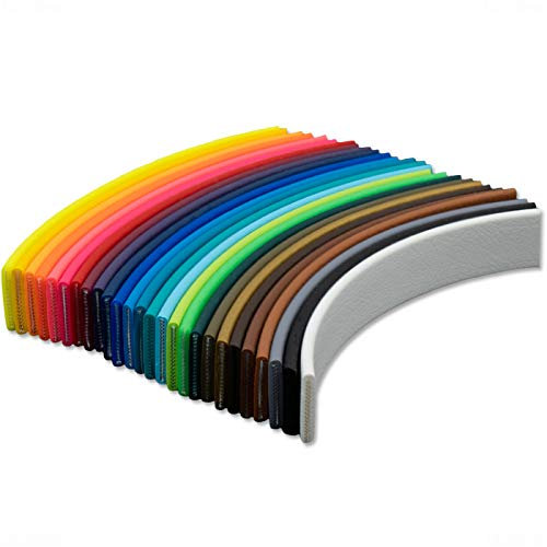 bio-leine Beta BioThane Meterware - 2,5mm dick I schmutz- und wasserabweisend - bis zu 30m lang I in Gold - 9 mm breit