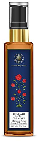 Forest Essentials Mashobra miele, limone e acqua di rosa, detergente viso 200 ml
