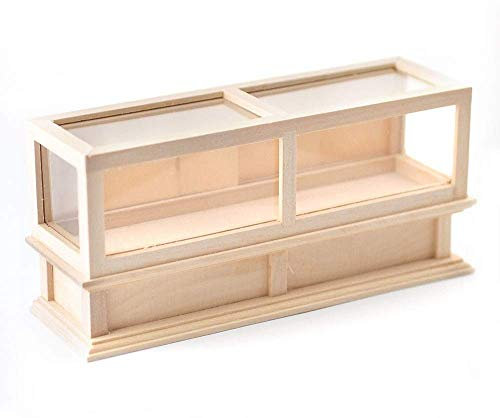 Melody Jane Puppenhaus Unbehandeltes Holz Doppel Schaukasten Geschäft Theke Laden Passform Möbel