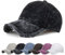 EDOTON Baseball Cap Damen Outdoor Baseballkappe Klassische Verstellbare Planit-Mütze Sport Freizeit Sommercap Sonnenhut Sport Reisen Draußen Kappen Hüte,Denim schwarz