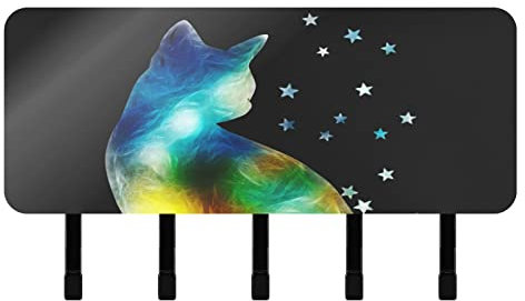 Schlüsselhalter für Wanddekoration, Space Cat Post Holder Wall Mount, Key Racks für Wand