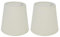 Pantalla de Lámpara Cilíndrica de Tela, Elegante Pantalla de Lámpara de Tela Cilíndrica, Luz Suave y Agradable, E14, Set de 2, Tela, para Dormitorio, Sala de Estar, Oficina
