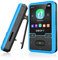 SWOFY MP3 Player Bluetooth 5.0 mit Sport Clip, 32GB Tragbarer Mini Musik Player mit Kopfhörer, FM Radio, Schrittzähler, Sprachaufzeichnung, Unterstützt bis 128GB SD Karte (Blau)