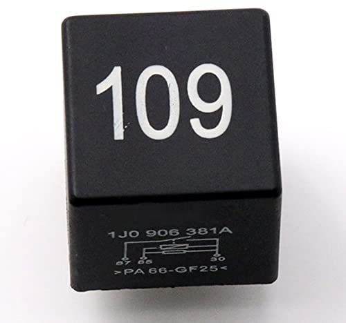 ACSUZ 109 Car Engine Relay, 1J0906381A, Automotive Relay, for VW Audi Seat Skoda, Fuel Pump, 12V, 35A, -40°C to 125°C, 5 Terminals