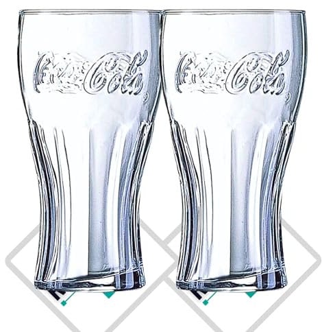 Roxley Cola Pint-Gläser, groß, 625 ml, 2 Stück
