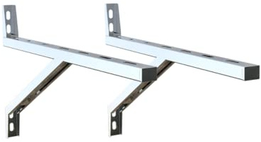 Premium Edelstahl Wandkonsole - Schornstein | Auflagefläche 750mm I Zubehör für Kamin und Edelstahlschornstein I Schornsteinhalter I Basis des Schornsteins I Oskar