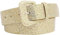 CCAIPU Damen Gürtel - 106X3.5CM, Strassbesatz & Verstellbare Schnalle (Hellgold)
