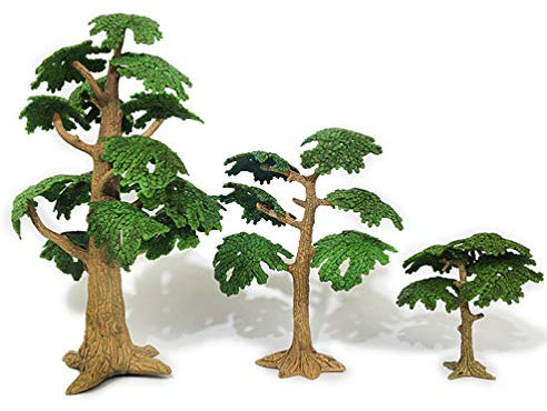 TOYANDONA Spielzeuge Wohnkultur 3Pc Simulierte Landschaft Mini-Kiefer-Zypresse-Modell Gefälschte Miniaturbäume Gefälschte Baummodell Für Home-Office-Dekoration Pflanzendekor