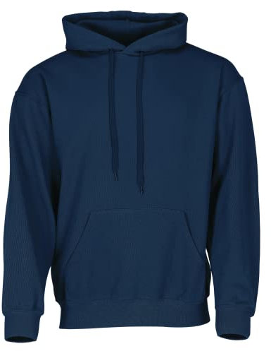 Fruit of the Loom Classic Kapuzen-Sweat + GRATIS MyShirt Stoffbeutel, Farbe:Navy + GRATIS MyShirt Stoffbeutel, Größe:4XL