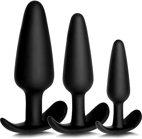 Plug Anale in Silicone Kit,Butt Plug in silicone,Anal Sesso Giocattoli,Piccolo,Medio,Grande,Sex Toys per uomini donne coppie principianti professionali