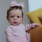 Zero pam 24 Zoll Reborn Puppen Mädche Lebensechte Babypuppen Wie Echt Realistisch Silikon Baby Mit Haaren Reborn Toddler Girl Weich Vinyl Puppen Stoffkörper
