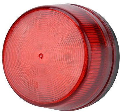 Rotes Blinklicht, Rote Sirene, Alarmleuchte, Batterie, 1 Stück, Blinkende Sicherheitsalarm-Blitzsignal-Warnleuchte