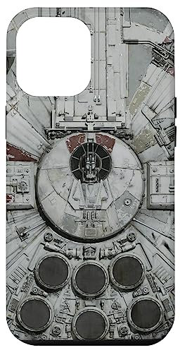 iPhone 12 Pro Max Star Wars Millennium Falcon Close Up Gray Case
