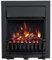 FLAMEKO Verona 16’’ Fireplace Insert, 2000W Heater, Black Trim, Blenheim Fret, 9 Colour Flame Effect, Remote Control