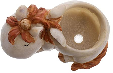 FUNOMOCYA Sukkulenten Topf Aus Kunstharz Blumentopf Für Garten Oder Schreibtisch Tiermotiv Pflanzbehälter