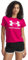 Under Armour Live Sportstyle Graphic Short Sleeve Crew Neck T-Shirt, Fucsia sfumato / / Bianco, M Donna