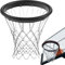 Filet Panier Basket Exterieur, Filet De Basket-Ball Portable Détachable, Filet de Basketball Professionnel Épais pour L'extérieur résistant à la Pluie et au Soleil pour Sports D'intérieur extérieur