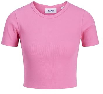 JJXX Damen JXFLORIE STR SS Rib Tee JRS NOOS T-Shirt, Morning Glory,S