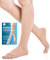 Offene Zehe Medizinische Kompressionsstrümpfe Damen & Herren 20-30 mmHg Klasse 2, Größe S-4XL, Kompressionssocken Stützstrümpfe für Krampfadern Ödeme Flug (Beige, 4XL)