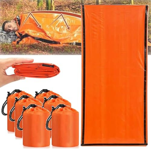 Sierra Madre Notfall-Schlafsack, 213 x 91 cm, Sierramadre, Notfall-Schlafsack, Sierra Madera, Taschengröße, Notfallschlafsack, wasserdicht, Thermo-Bivy-Sack für Camping, Wandern, Outdoor