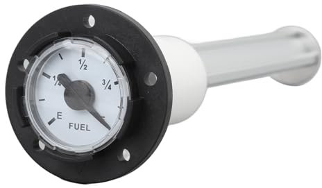 Kraftstofftankdeckel-Messgerät, Hochpräzise Anzeige, Universelles Mechanisches Tankdeckel-Messgerät mit Schwimmer für Yachten, Autos, LKWs, Landwirtschaftliche Fahrzeuge (250mm)