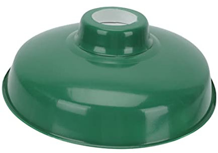 UKCOCO Vintage Lampenschirm Aus Emaille Wandleuchte Solarleuchten Lampenschirmrahmen Befestigung Pendelleuchtenschirm Grün Emaille-deckenleuchte Vintage-emailleuchte Leuchte Grün Green