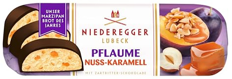 Niederegger Marzipan Brot »Pflaume-Nuss-Karamell« 125g