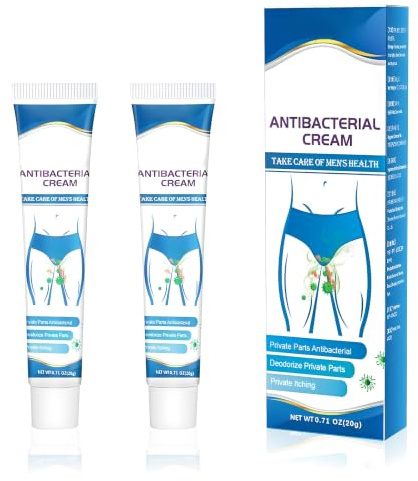 Antibacterial Antibiotic Care Cream Private Parts Anti-Itch 2Pcs Men Women