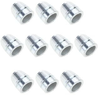 10pieces cunei rotondi di sicurezza martello spaccatura cunei in metallo rotondo in acciaio per martello da carpenteria slitta