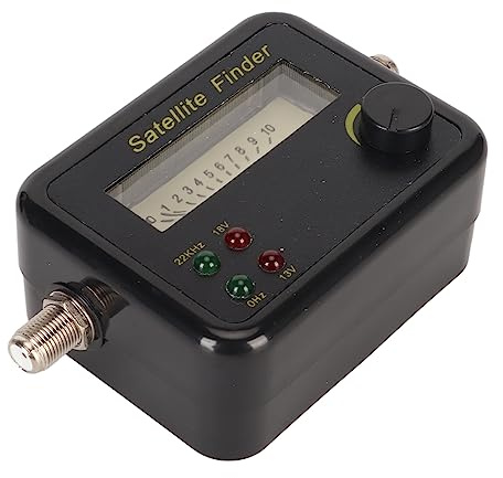 SUNGOOYUE Digitaler Satellitensignalfinder, Frequenzbereich 950–2150 MHz, ABS-Konstruktion, C- und Ku-Band-kompatibel, mit LNB-zu-Rec-Anschluss, Professionelles Installationswerkzeug