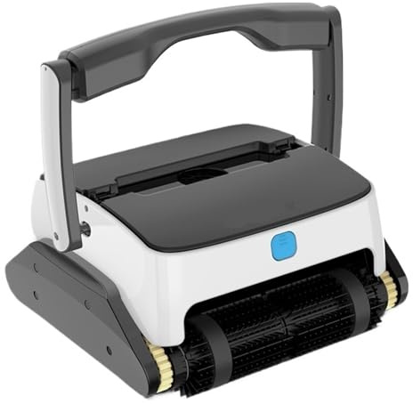 Aspirapolvere robotizzato per Piscine interrate, Aspirapolvere robotizzato Automatico per Piscine con Funzione di Arrampicata sulle pareti, autonomia di 180 Minuti, pulitore Fino a 4300 Piedi