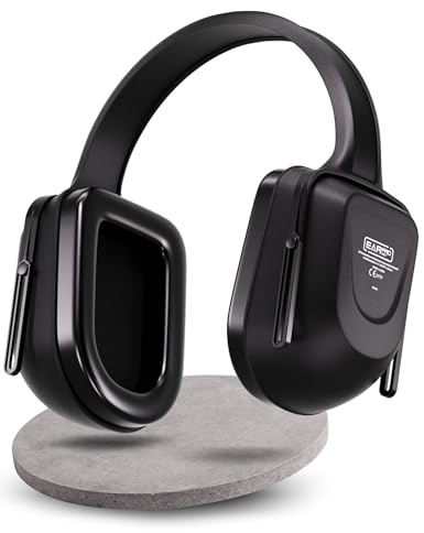 EAR PROTECT Schwarzer Kapselgehörschutz Arbeit 29dB – Gehörschutz Erwachsene | Lärmschutz Kopfhörer für Arbeit, Baustelle & Werkstatt