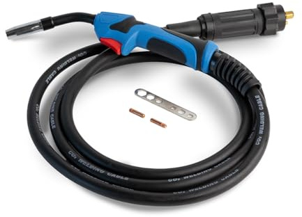 Greencut Antorcha de Soldadura MIG mag para Soldadora Conducción de Hilo Gas y Corriente con Gatillo de Control y Conector Euro Compatible Multimarca