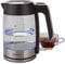 Cookworks Stainless Steel And Transparent Glass Kettle