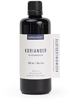Alkoholfreie Koriander Tinktur 100 ml - In Handarbeit aus frischen Korianderblättern in Brandenburg hergestellt - empfohlen von Anthony William